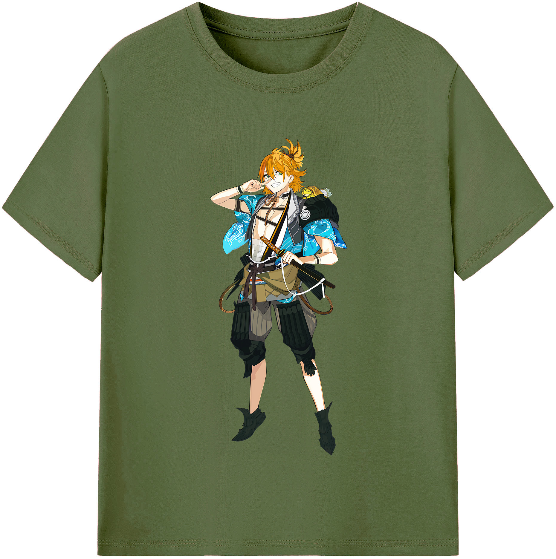 （画像用） 刀剣乱舞 Touken Ranbu 綿100％半袖Tシャツ（フロントプリント）